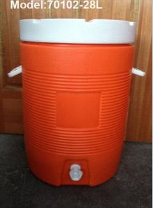 Quality 7Gallon 28L Leisure Outdoor Plastic Cooler Box -Plastic lunch box-Milk bucket water cooler wholesale