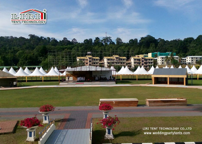 4x4m Small Pagoda Tent For Outdoor Food / Wine Festival B1 M2