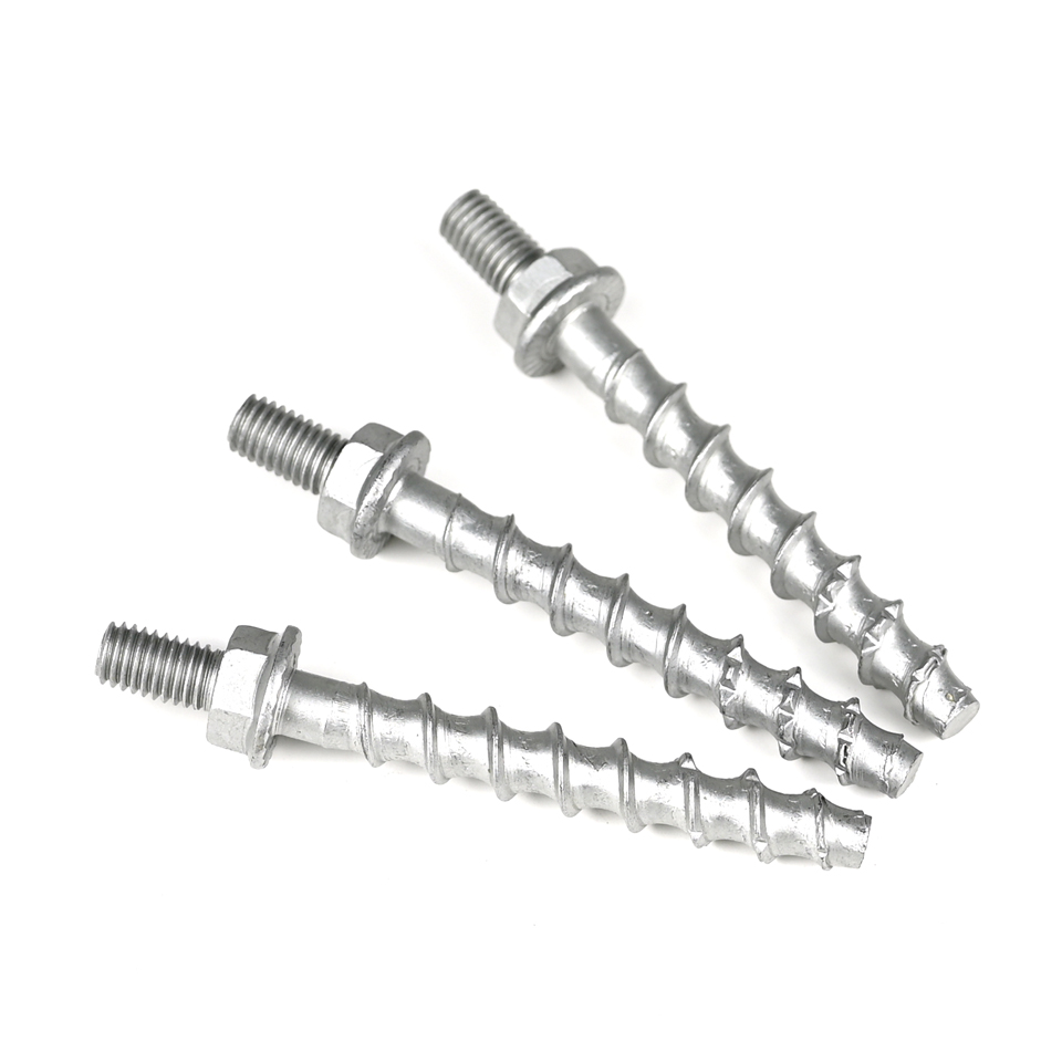 JIS Standard M8 Double Thread Hex Flange Head Self Tapping Concrete Ceiling Anchor Bolts