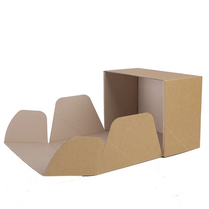 Customized Shape Flat Paper Clothing Shipping Box Recyclable For Clothes Packaging