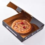 Custom Biodegradable Pizza Boxes Eco-Friendly Kraft Takeaway Packaging in