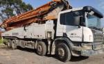 Zoomlion Used Concrete Boom Pump Truck 56 Meter with Scania model