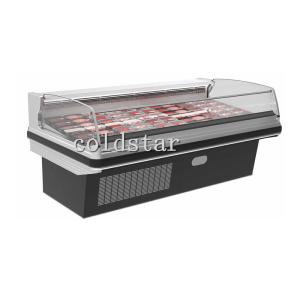 Quality Plug-in Fresh Meat Display Open Showcase Deli Case wholesale