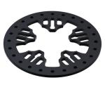 Matte Black Car Wheels Accessories Offroad Wheel Rings For Cars