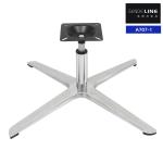 Height Adjustable Office Chair Metal Base Aluminum Alloy Swivel Chair Base With