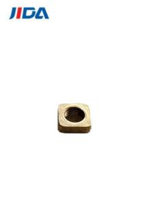 Quality IATF 16949 Lead Free square Copper Bolt Nut M3 Coupling Nut 1.5mm×4.6mm wholesale