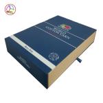 Unique Sliding Drawer Gift Boxes Surface Treatment Gold Foil Stamping