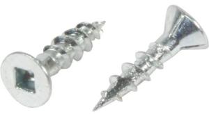 Quality White Zinc Self Tapping Metal Screws Square Socket Flat Head Cut Tail For Furniture wholesale