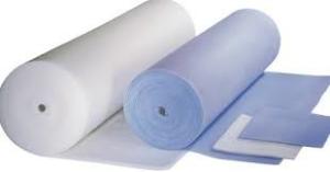 Quality M5 / F5 Mats Pads Air Handler Filter Media Roll Synthetic Non Woven Heat Melt wholesale