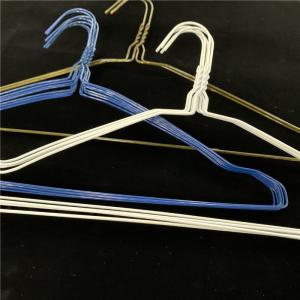 Quality Lead Free Steel Wire Clothes Hangers , Portable Laundry Room Clothes Hanger wholesale