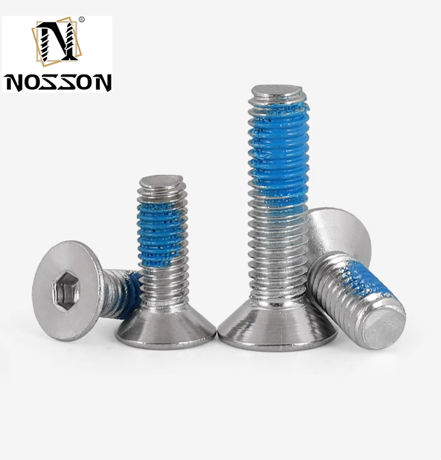Plain Finish Metric Stainless Steel Thread-Locking Button Head Hex Drive Screws with GB Standard and ISO Certification