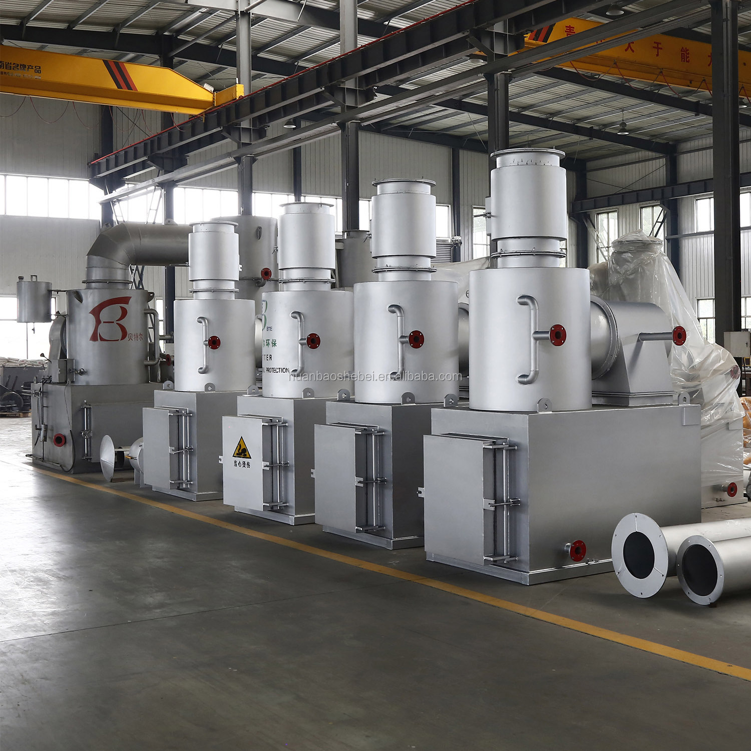 380v/220v Domestic Solid Waste Treatment Incinerator Featuring CHIMNEY Core Components