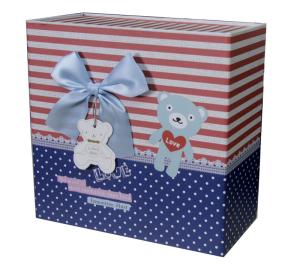 Quality Cute Bear Folded plain gift boxes Matt Coated Magnet Closure wholesale