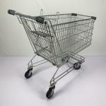 Grey 240L Supermarket Grocery Cart Australian Supermarket Metal Shopping Trolley