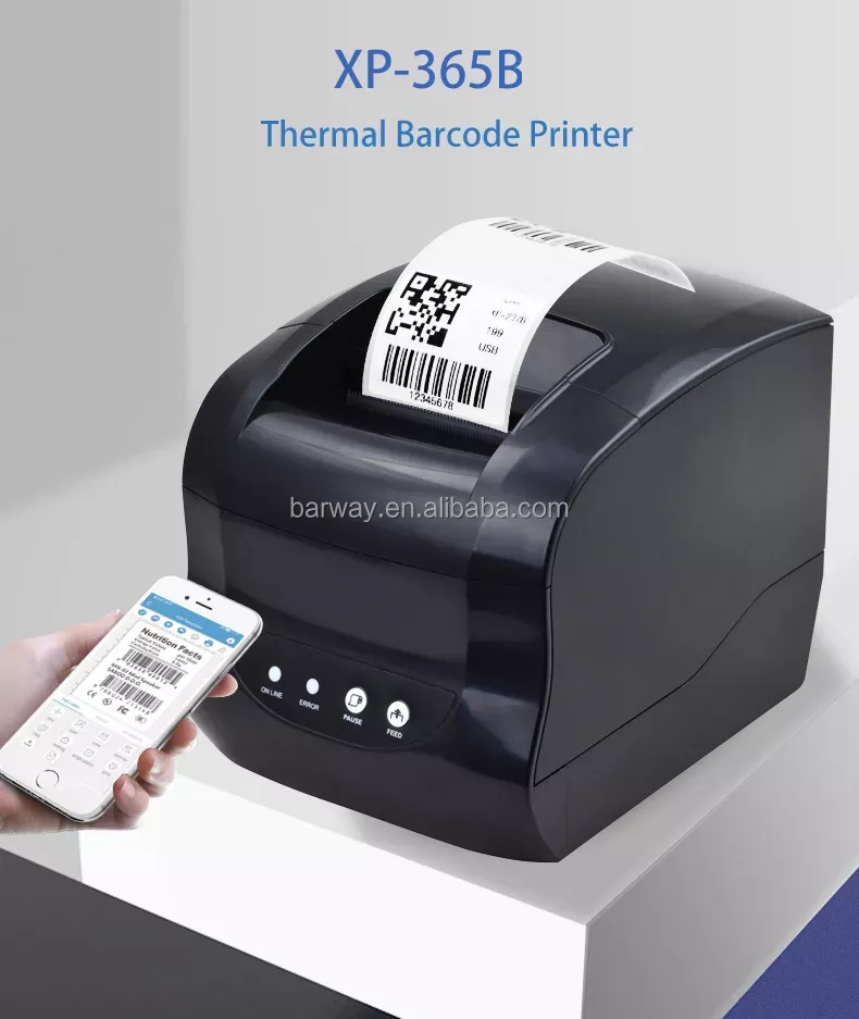 XP-365B 80mm 3inch Thermal Printers For Supermarket Support Multilingual XP-365B