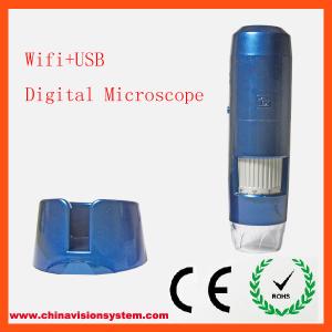 Quality WIFI+USB 5-200X Zoom Portable Digital Microscope wholesale