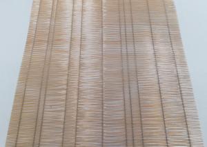 Quality Recycled Bronze Color 70% Glass Laminated Wire Mesh Art Copper Woven wholesale