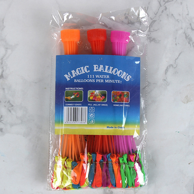 Tropical Party Balloons Self-Sealing Water Balloons 3 Pack for Age Range 5-7 Years