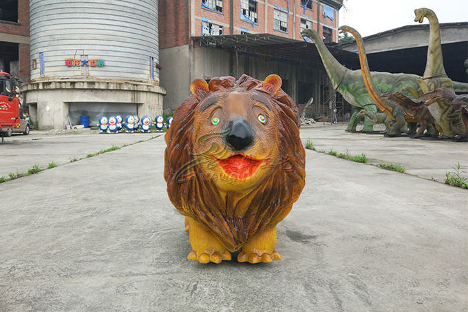 Realistic Animal Battery Car Weather Resistant Life Size Lion Ride
