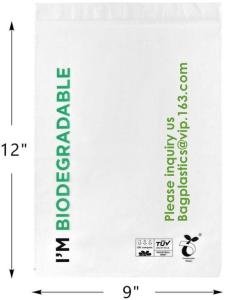 China E-Commerce Products Mail Order Biodegradable Corn Starch Plastic Delivery Envelopes Compostable Mailing Bags Bagease Pac on sale