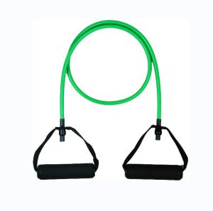 Quality Green Foam Handles Gym Crossfit Equipment TPE Resistance Exercise Band wholesale
