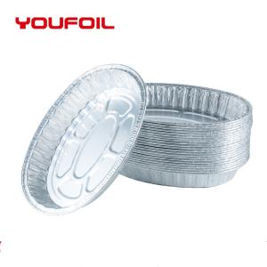 Quality Nontoxic Oval Aluminum Tray Disposable Aluminum Foil Food Tray Food Storage wholesale