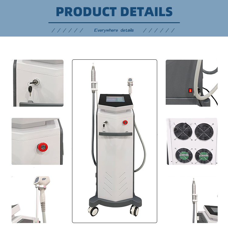 Tattoo Eyebrow Pigment Removal 808nm diode laser Fast Hair Removal Multifunctional Beauty Equipment Machine