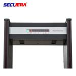 Outdoor Door Frame Metal Detector , 24 Zone Security Walk Through Gate
