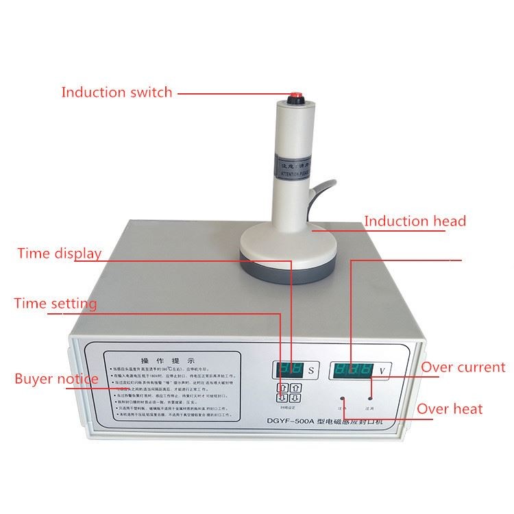 DGYF-500C Aluminum Induction Sealing Machine Portable Manual