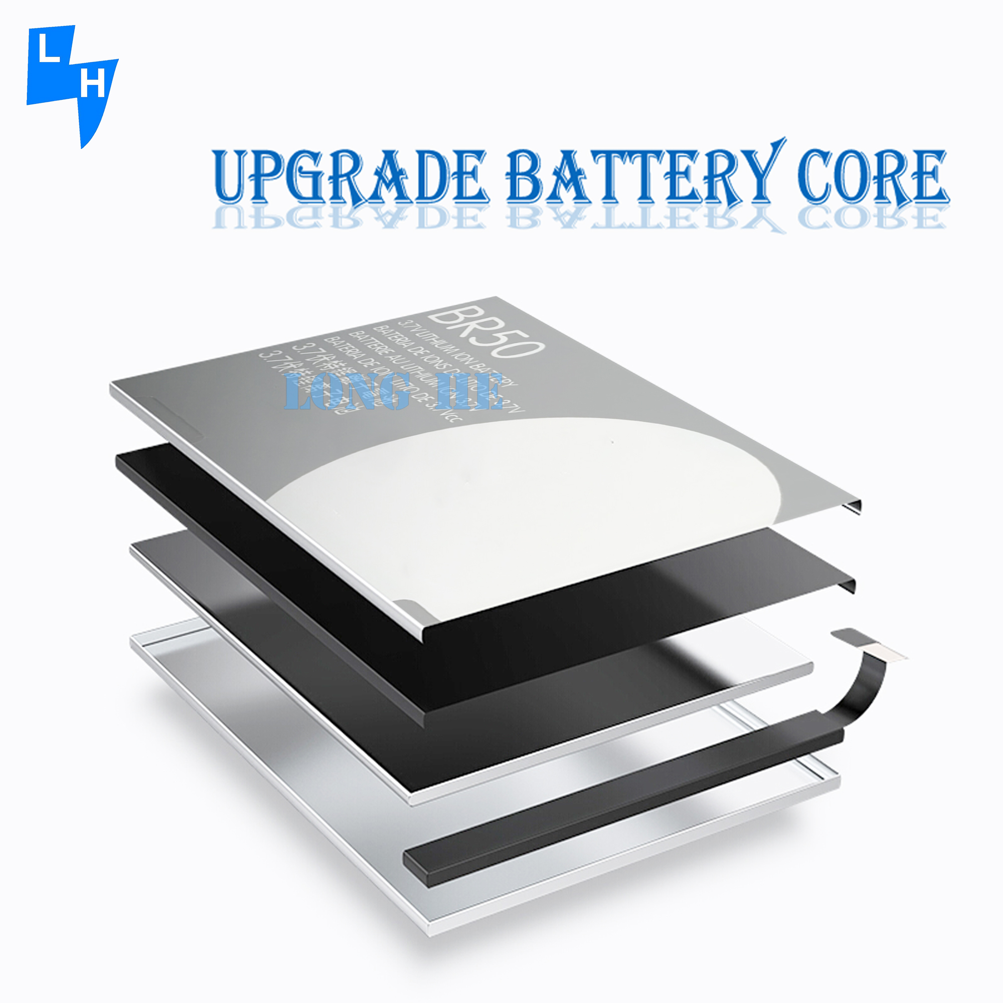 BR50 Battery for Motorola RAZR V3 V3c V3E V3m V3T V3Z V3i V3IM PEBL U6 Prolife 300 500