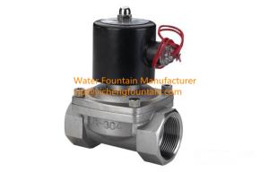 Quality SS 304 Two Ways Solenoid Valve Water Fountain Accessories Underwater Type DC24V wholesale