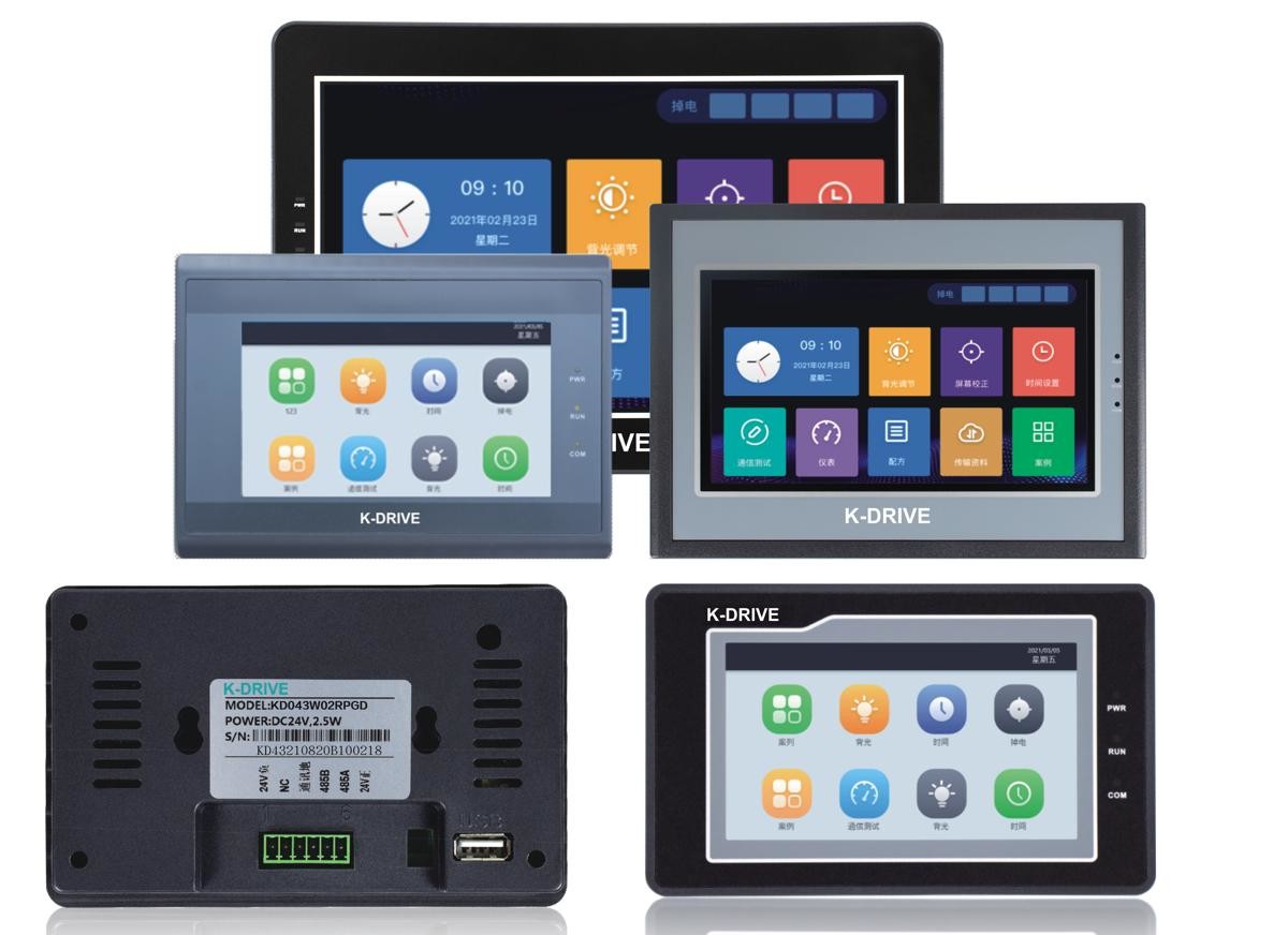 Multi Touch Resistive HMI Touch Screen PLC 480×272 Multipurpose