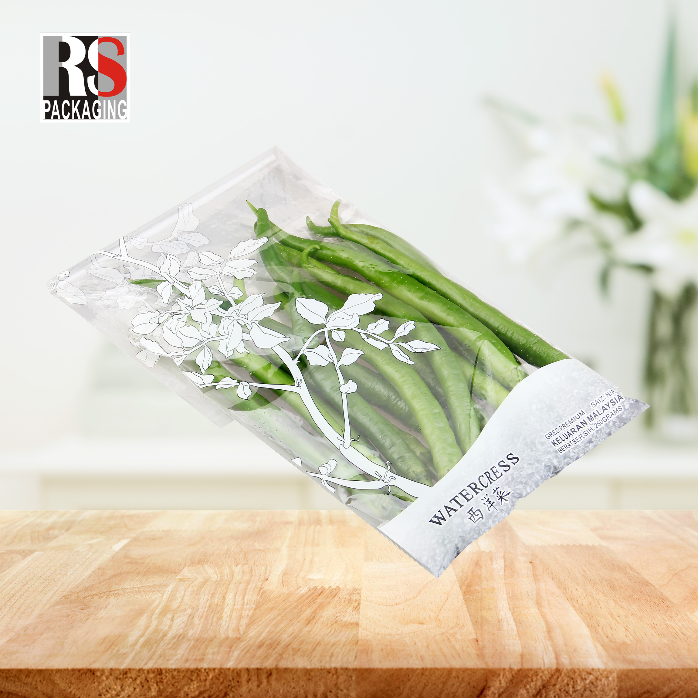 Anti Fogging Micro Perforated Bag OPP / BOPP Transparent Pouch Hot Seal