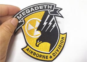Quality Eagle Logo Sports Team Patches Laser Border Used In Clothes Hats wholesale