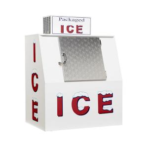 Quality 20GP Commercial Single Slanted Door Ice Cube Freezer wholesale