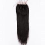 Elegant Human Hair Lace Closure 4x4 Malaysian Straight Closure, Human Hair