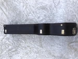 Quality Customized Logo Solid Guitar Case , Soft Black Classical Guitar Case wholesale