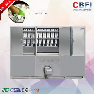 Quality R507 / R404a Gas Large Ice Cube Maker / Ice Making Machines Commercial wholesale