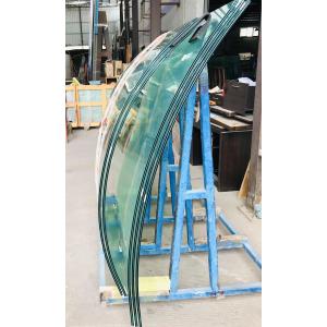Quality 3mm-19mm Curved Tempered Glass Flat Edge Huge Bent Curved Glass wholesale