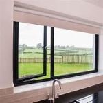 Powder Coated Aluminium Frame Casement Window Double Glazed 5mm+12A+5mm