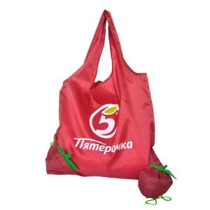 Quality 35x55cm OEM 210D 1 Color 50cm Nylon Folding Shopping Bag wholesale