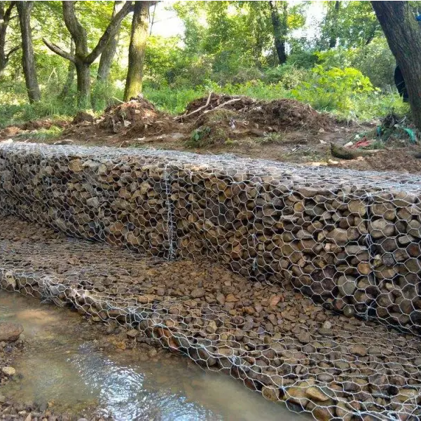 Customizable Welding Pattern Hot-Dipped Galvanized PVC Coated Gabion Box for Woven Mesh
