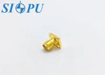 Female Microstrip Coaxial SMA RF Connector Flange Mounted