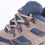 Suede Leather Comfortable Safety Shoes Outdoor Steel Toe Boots Brown