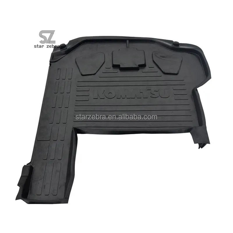 High Guarantee Cabin Rubber Floor Mat for PC60-7 PC200-5 PC200-6 PC200-7 PC200-8 Excavator Construction Works