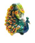 Double Love Birds Pewter Trinket Box Peacock Trinket Box Wedding Gift