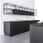 Black Matte Laminate Sheet Kitchen Cabinets Furniture Modular Kitchen Cabinets