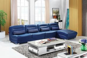 Quality home leather corner sofa furniture made in China wholesale