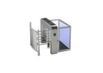 RFID 40W SS304 Waist Height Turnstiles Gate 450mm Arm