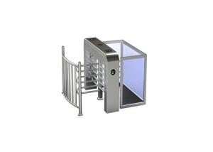 Quality RFID 40W SS304 Waist Height Turnstiles Gate 450mm Arm wholesale